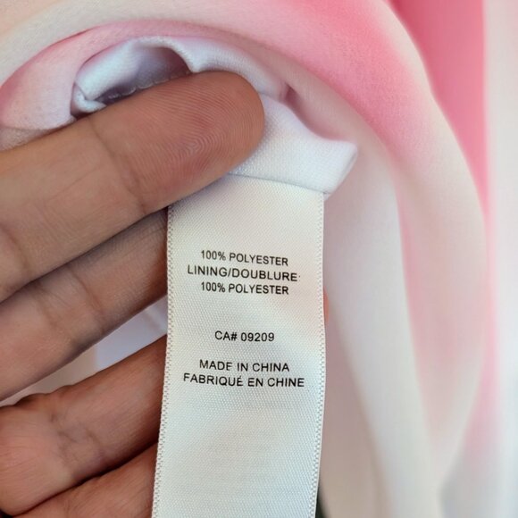 Pink and White Cocktail Dress - Picture 5 of 6